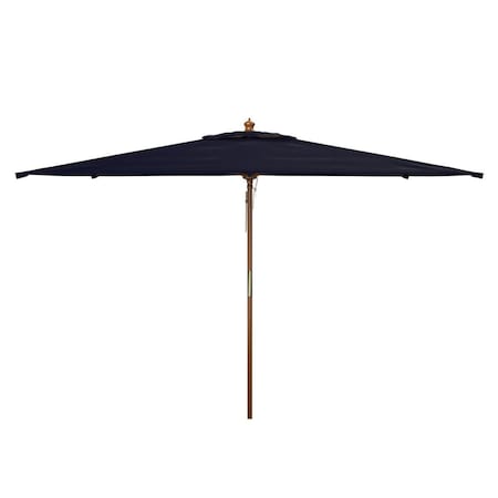 Safavieh 10 ft. Aklin Wood Umbrella, Navy PAT8309C